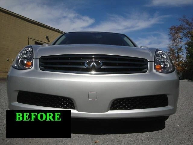 PARA INFINITI G35 2003-2006 MOLDURA CROMADA PARA PARRILLA PARRILLA SEDÁN/CUPÉ 2004 2005 Foto 3 de 4