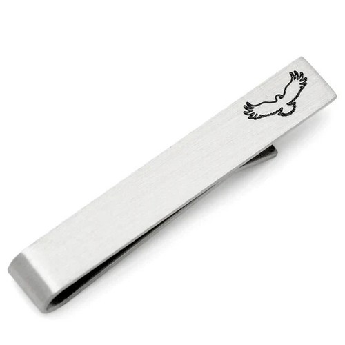 Eagle Hidden Message Men's Tie Bar - Picture 3 of 5