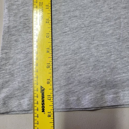 NWT Puma Girls Grey Short Cap Sleeve Crew Neck Graphic Print T Shirt Size 6 Top - Picture 12 of 12