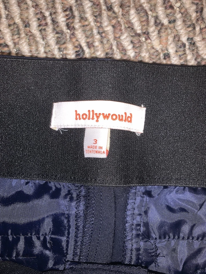 Женщин Junior 2 изделия темно-синий куртка брюки костюм маленький 3 винтажный Y2K Hollywould - Изображение 4 из 4