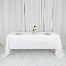 24 pcs 60x126 RECTANGLE POLYESTER TABLECLOTHS Wedding Party Reception WHOLESALE