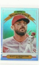 2019 Optic Baseball MATT CARPENTER Diamond Kings Holo Refractor SP
