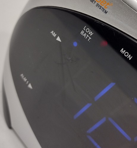 TESTED Vintage Emerson Research SmartSet AM/FM Dual Alarm Clock Model CKS1862 - Picture 3 of 10