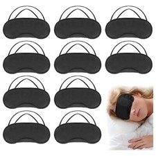 Schlafmaske Set Weiche Atmungsaktive Lichtblockierende Augenbinden Unisex