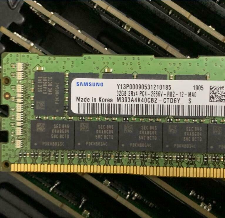 32GB SAMSUNG DDR4 2666 2Rx4 PC4-2666V-RB2-12-MA0 32GB SAMSUNG DDR4 2666 2Rx4 PC4-2666V-RB2-12-MA0