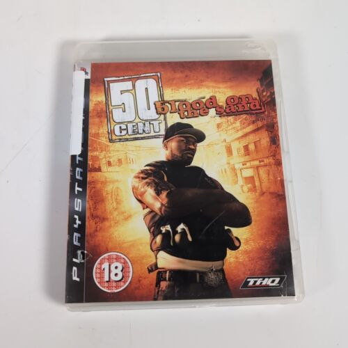 50 Cent Blood on the Sand Playstation PS3 Video Game Manual PAL - Afbeelding 1 van 4