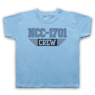NCC-1701 ENTERPRISE CREW STAR SHIP TREKKIE STAR SCI FI KINDER KINDER T-SHIRT