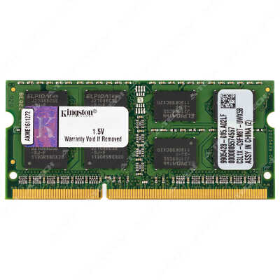 I3 8300 Mémoire RAM Crucial DDR3 4Go/8Go 1066MHz - Pour PC Portable, Neuf Testé, SODIMM 204 Broches Ram 8go