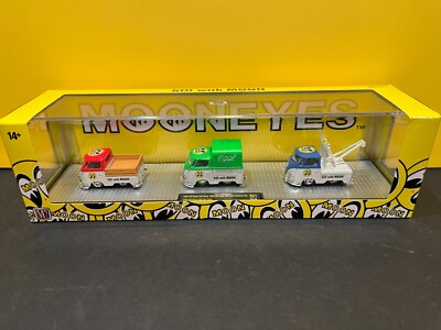 1/64 M2 HAULERS MOONEYES 3 CAR SET 1960 VOLKSWAGEN PICKUP