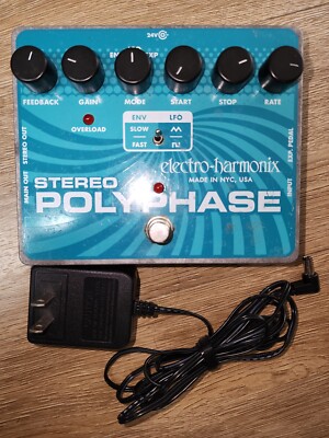 Electro-Harmonix Stereo Polyphase Guitar Effect Pedal