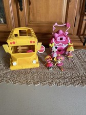 Lalaloopsy Tinies Jewels House Micro Mini Play Set  Mini Figures Yellow Bus