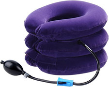 Cervical Neck Traction Device Inflatable Neck Stretcher, Easy to Use for Chronic