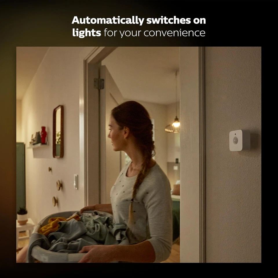 PHILIPS HUE MOVEMENT MOTION SENSOR DETECTOR INDOOR SMART LIGHT WIRELESS 2 PACK ~ - Image 4 of 4