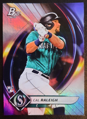 2022 Bowman Platinum Baseball CAL RALEIGH Rookie Card #83 MLB RC | eBay