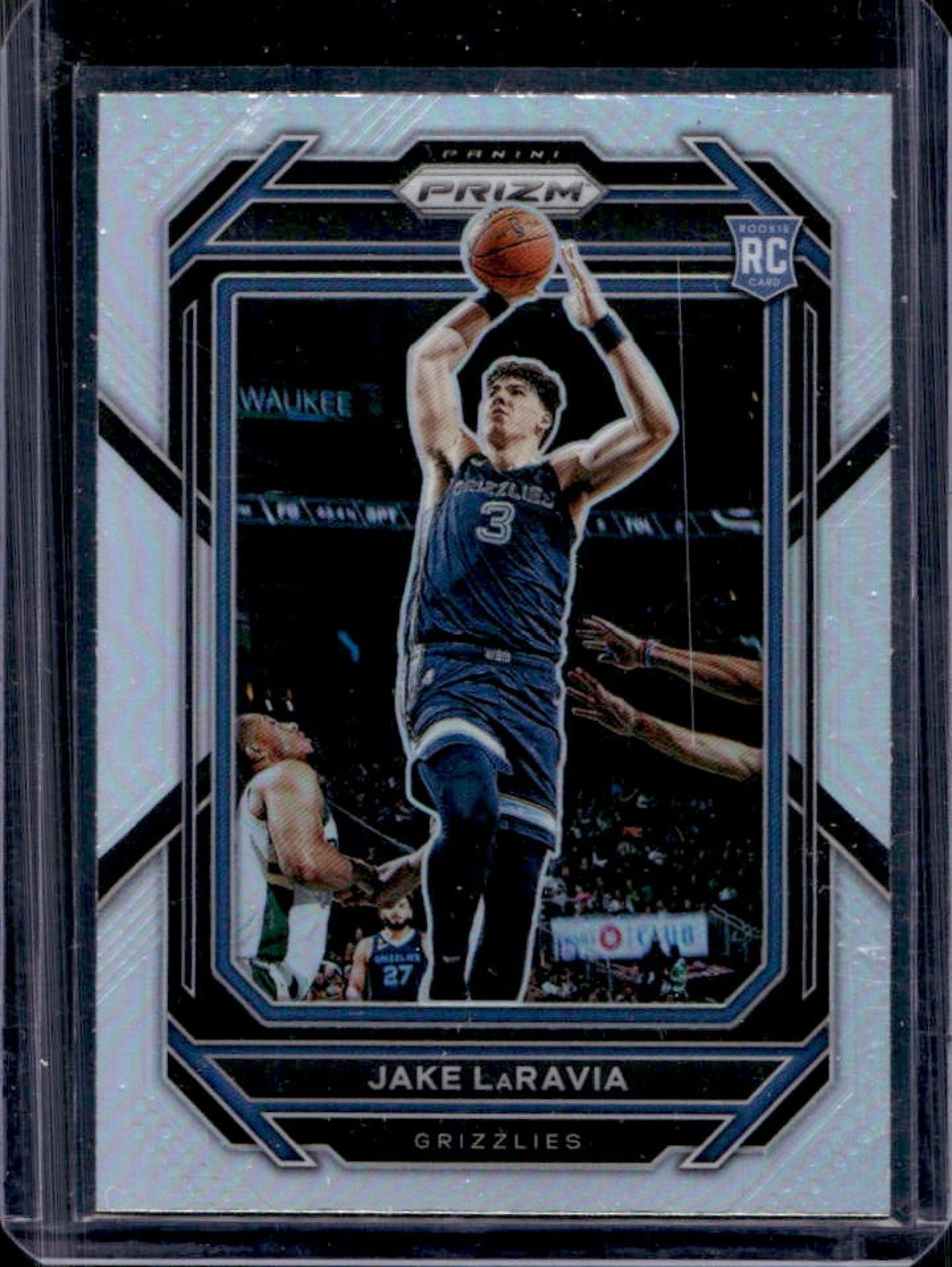 2022-23 Panini Prizm Jake LaRavia RC Prizm Silver Rookie #244 Grizzlies