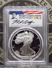 1994 "P" PROOF American *SILVER* Eagle $1 PCGS PR70 DCAM #313 *REAGAN* ECC&C Inc