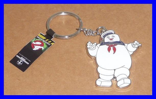 Schlüsselanhänger Ghostbusters Marshmallow Männchen Stay Puft Metall - Offizier