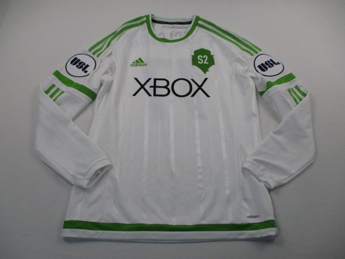 Adidas Seattle Sounders FC Jersey Shirt Mens Large Ashani Fairclough USL Sounder