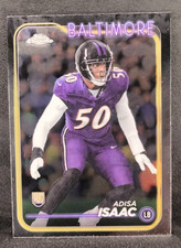2024 Topps Chrome Football - #218 ADISA ISAAC Baltimore Ravens Rookie