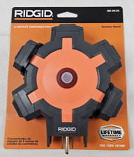 Ridgid 5-Outlet Contractor Grade Outdoor Power Hub 1001 545 216