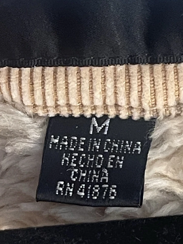 Chaqueta Big Chill Marrón Pana Y2K Piel Sintética Mujer Talla Mediana Preppy De Colección Foto 3 de 4