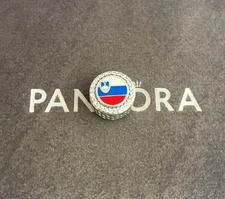 Pandora Slovenia Flag Charm Exclusive Charm S925 Sterling Silver