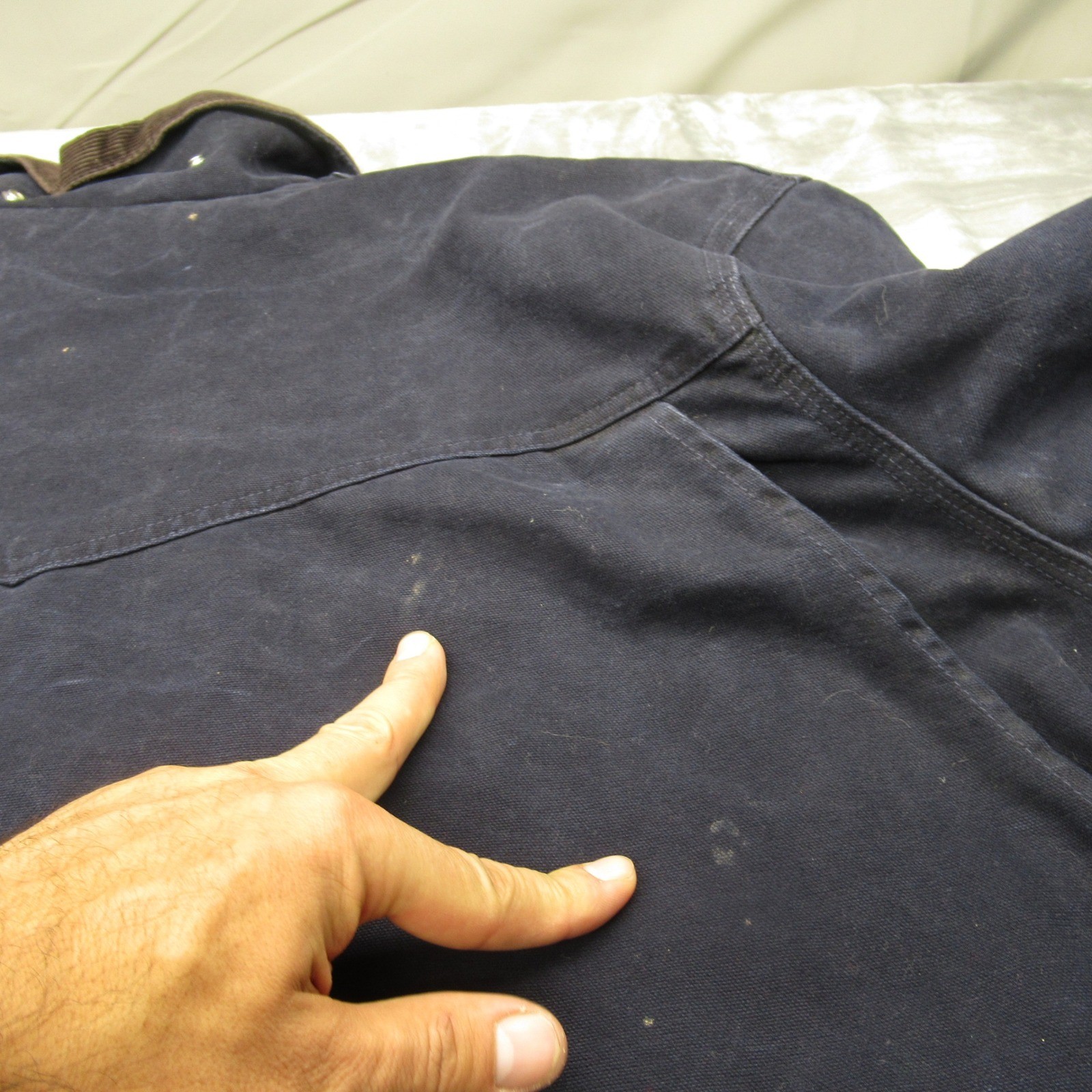 Carhartt C52 Jacket Mens 2XL Tall Blue Blanket Lined Work Barn Chore VTG Canvas thumbnail 15