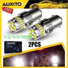 AUXITO 1156 P21W 7506 CANBUS LED Reverse Backup Light Error Free White 1~10Set