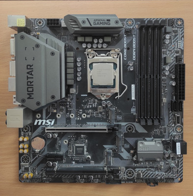 MSI MAG Z390M MORTAR !!!DEFEKT!!! + CPU Celeron