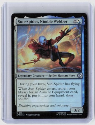 Sun-Spider, Nimble Webber #154 Marvel's Spider-Man Foil