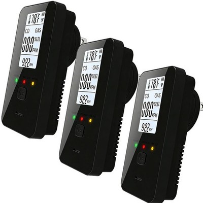 Steadfast haven co detector, 4-in-1 Detector with HD Screen, Home, Apartment