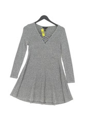 New Look Bodycon Midi Dress UK8 in Grey