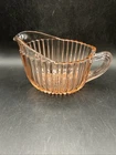 Vintage Anchor Hocking Queen Mary Pink Depression Glass Creamer