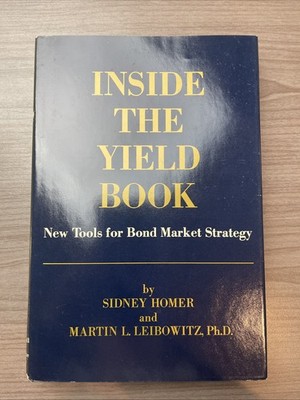 Inside the Yield Book Tools for Bond Market Strategy 1972 HCDJ Signed