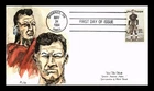US COVER JIM THORPE AMERICAN SPORTS SERIES FDC MILLE HAND PAINTED CACHET