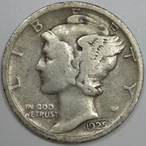New Listing1925-S Mercury Dime (Lot#1)