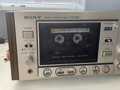 ポータブルプレーヤー SONY STEREO CASSETTE DECK TC-K7 Sony TC-K7II 2-head Stereo Cassette Deck (SERVICED) | eBay