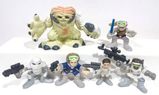 Star Wars GALACTIC HEROES 6 Figures Hoth WAMPA Luke HAN Leia PLAYSKOOL Hasbro