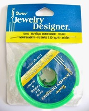 DARICE JEWELRY DESIGNER 8LB/100YDS MONOFILAMENT CLEAR BEADING WIRE