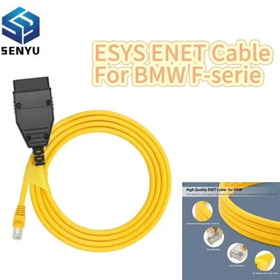 FOR BMW CODING ENET ETHERNET THICK CAT CABLE F SERIES REPLACEMENT ENET TO OBD2