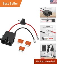 Reliable 12V Wire Harness Connector for Riding Toys with 40A Replaceable Fuses