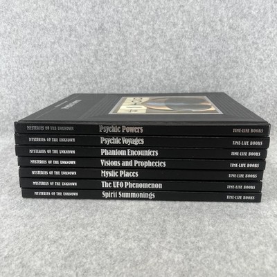 Vintage Mysteries Of The Unknown Set Of 7 Time Life Psychic UFO Paranormal HC