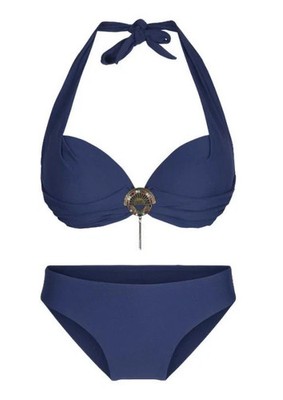 Lingadore Beach Blueberry Bikini 12B Bügel gepolstert Set UVP 65£