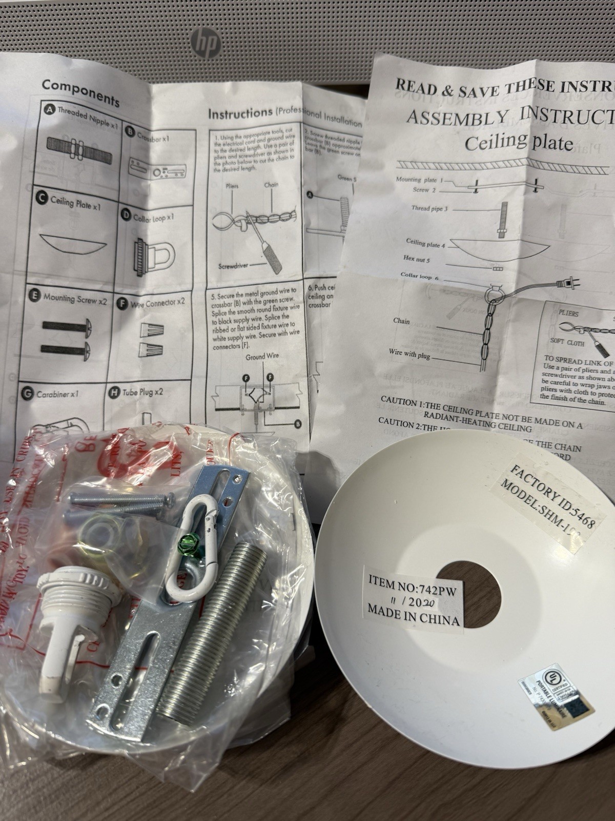 NEW Mini 4-Bulb Vintage Chandelier - Pink Sapphire | 14" x 14" x 17" |