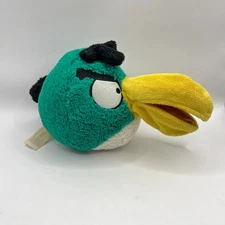 Angry Birds 5" Hal Plush Open Beak Green Toucan Bird Commonwealth 2010 NO SOUND