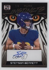 2023 Leaf Pro Set Pure Clear Bronze Spectrum 7/8 Stetson Bennett IV Auto 1oa8