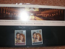   ROYAL WEDDING - ANDREW & SARAH - WESTMINSTER ABBEY - 1986  FIRST DAY COVER 