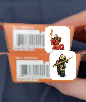LEGO CMF Series 29 Bionicle Cosplayer Toa Tahu and Mysterious Ronin Lloyd NIB