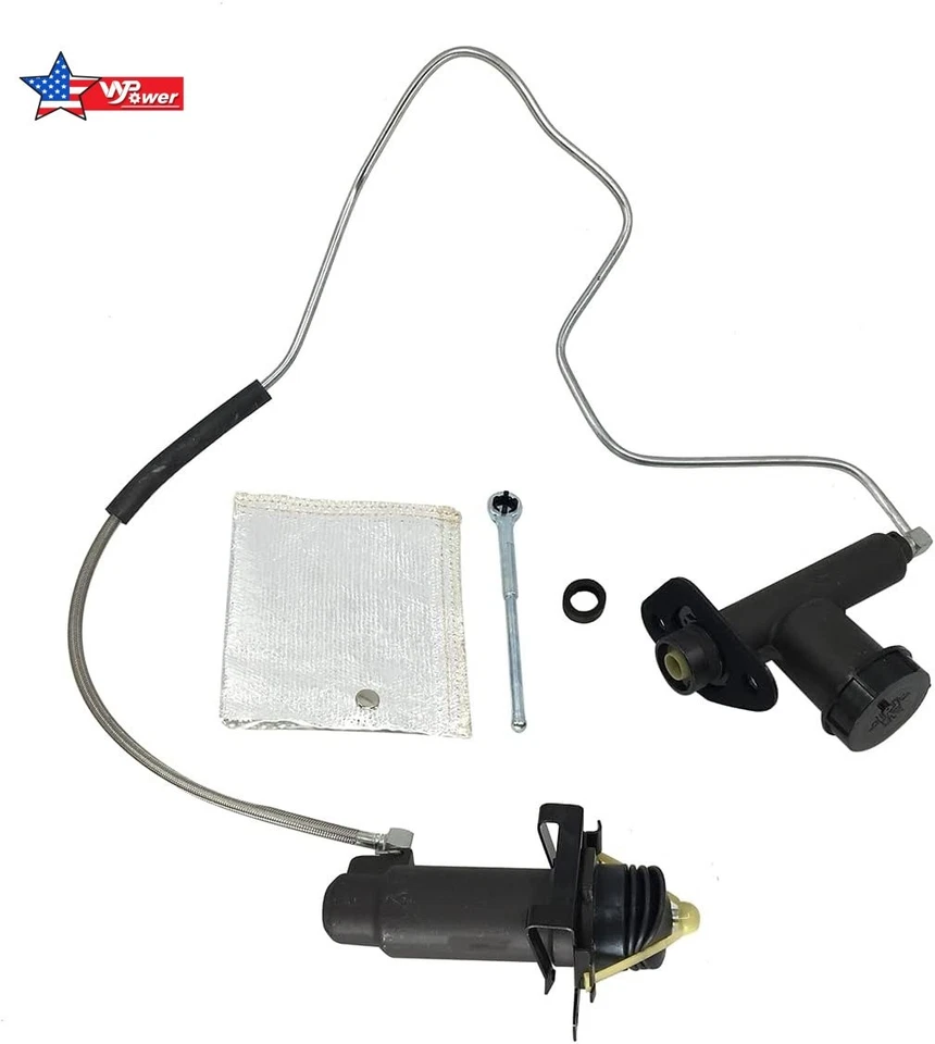 Conjunto de cilindro mestre e escravo de embreagem para Ford F250 F350 Truck F Super Duty F59 - Imagem 2 de 4