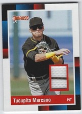 Tucupita Marcano 2022 Donruss 1988 Retro Material Card, # R88M-TU, Pittsburgh